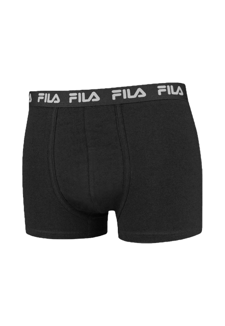 Fila Herren Boxershort 2er Pack schwarz/ schwarz