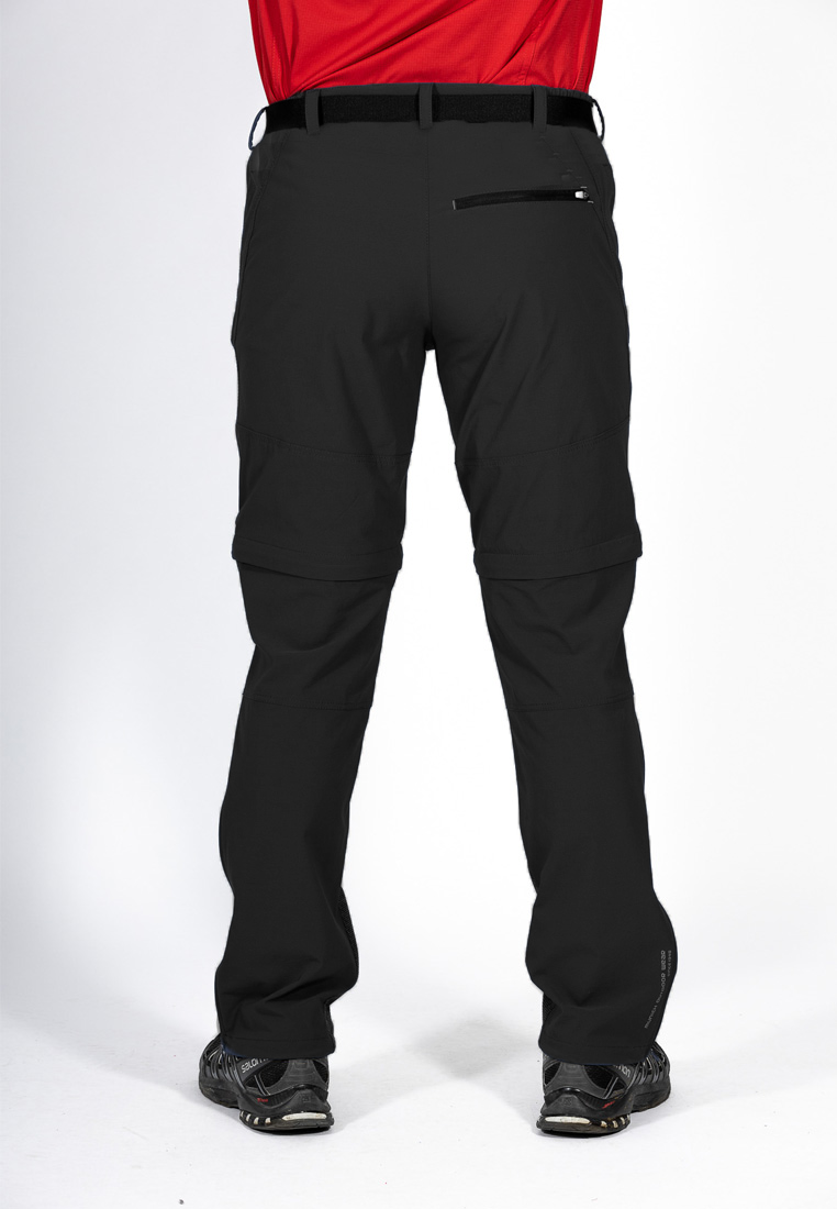 MauL Sport Herren Trekkinghose Eiger XT-elastic T-Zipp off Hose black (2024)