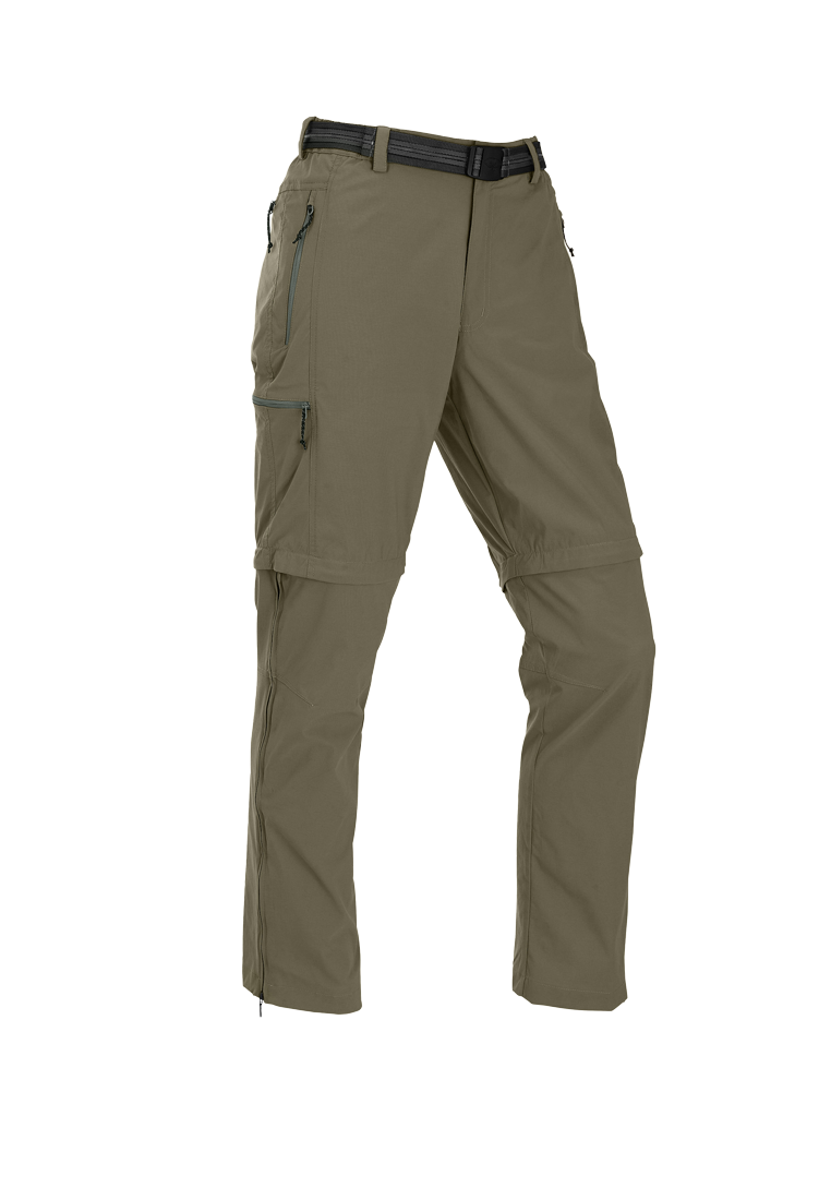 MauL Sport Herren Wanderhose elastisch T-Zipp-off Quebec (2024) olive