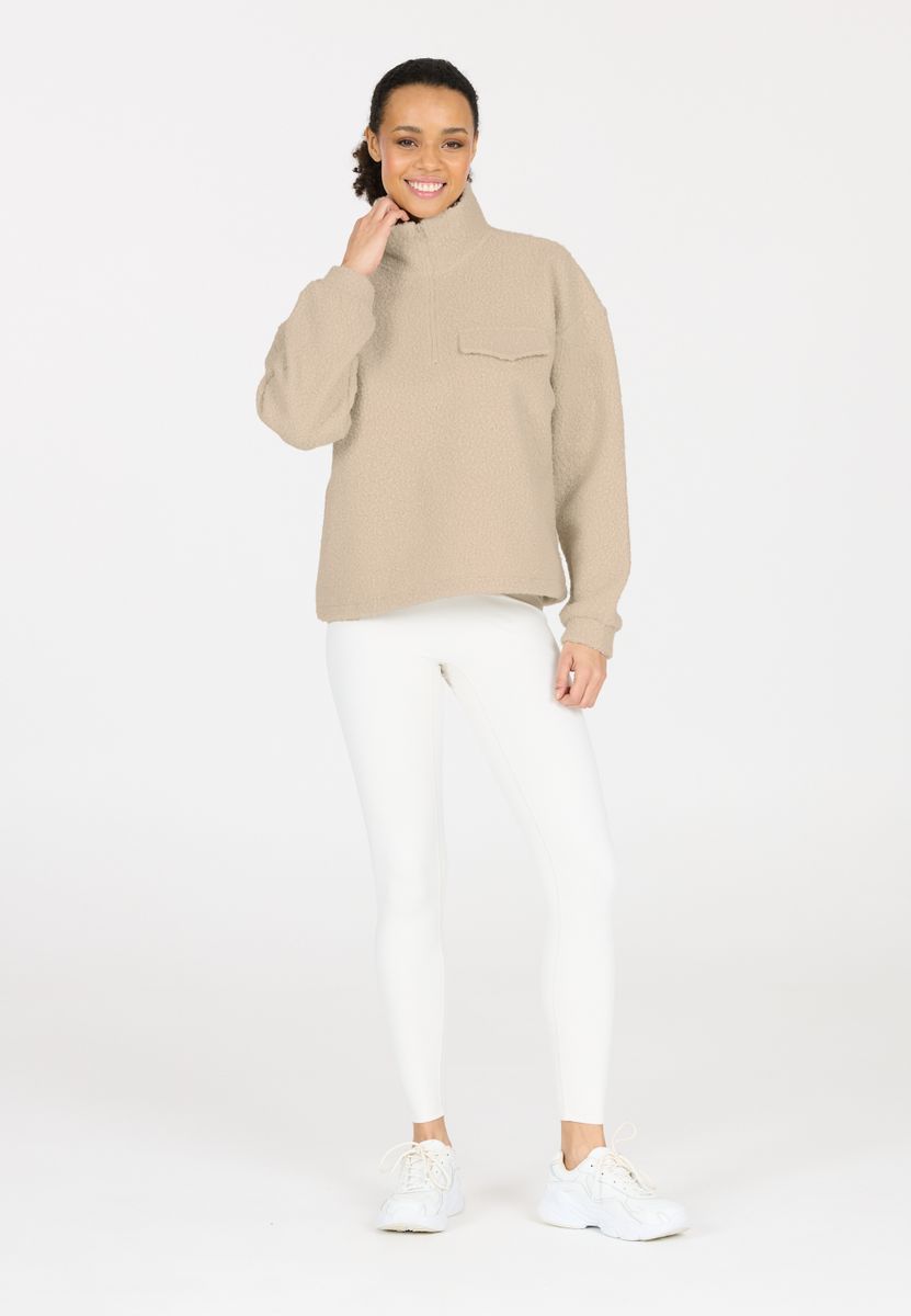 Athlecia Florrie W Sherpa Half Zip – Damen Pullover EA243308