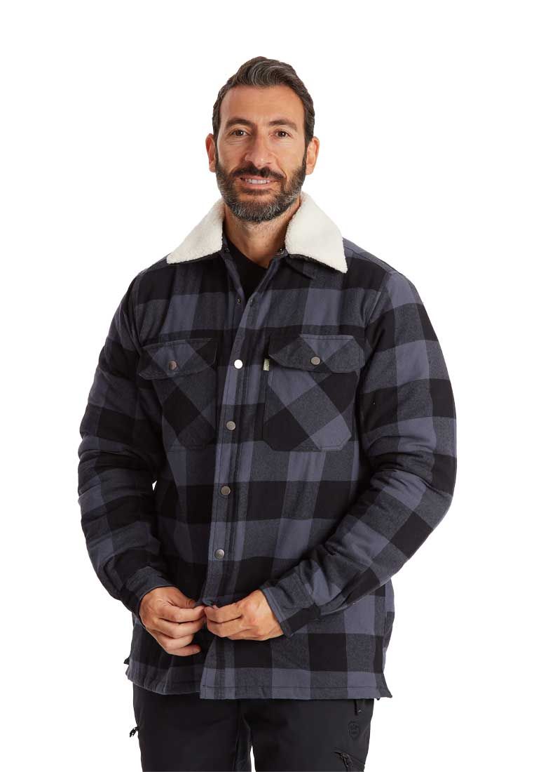 Tuxer Herren Overshirt Dawson – gefüttert mit abnehmbarem Kragen Dawson