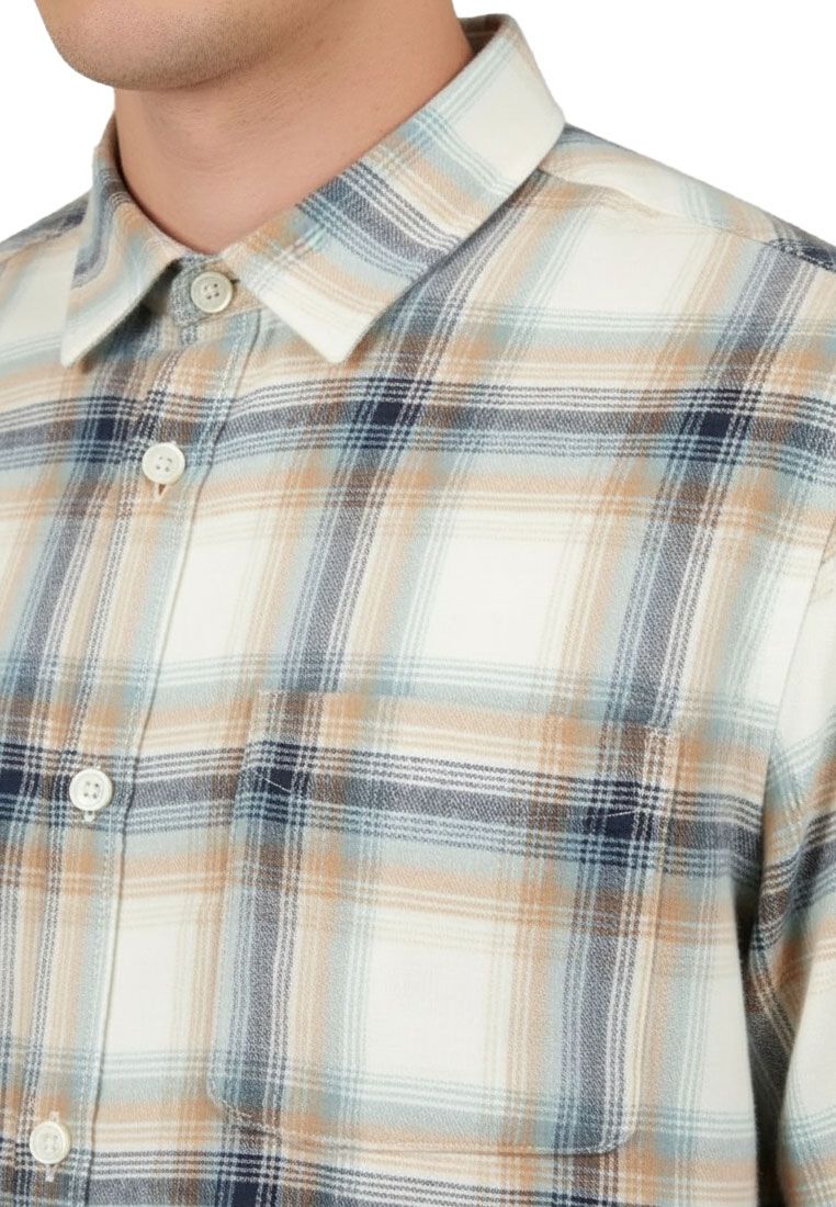 RAY Fashion Herren Flanellhemd