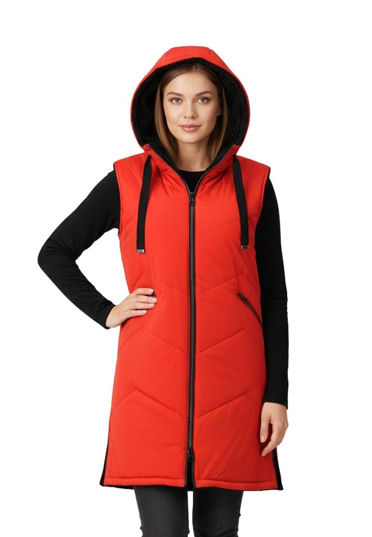 LPO Damen Wendemantel mit Sherpafleece-Innenseite Mascho