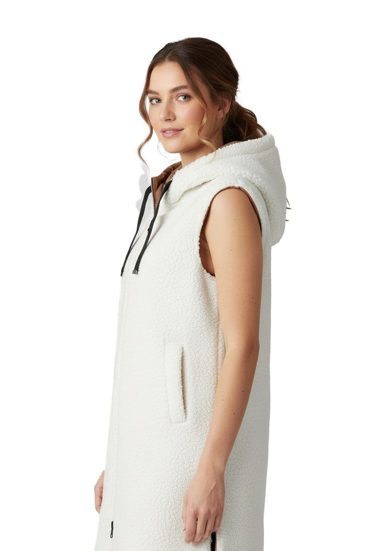 LPO Damen Wendemantel mit Sherpafleece-Innenseite Mascho