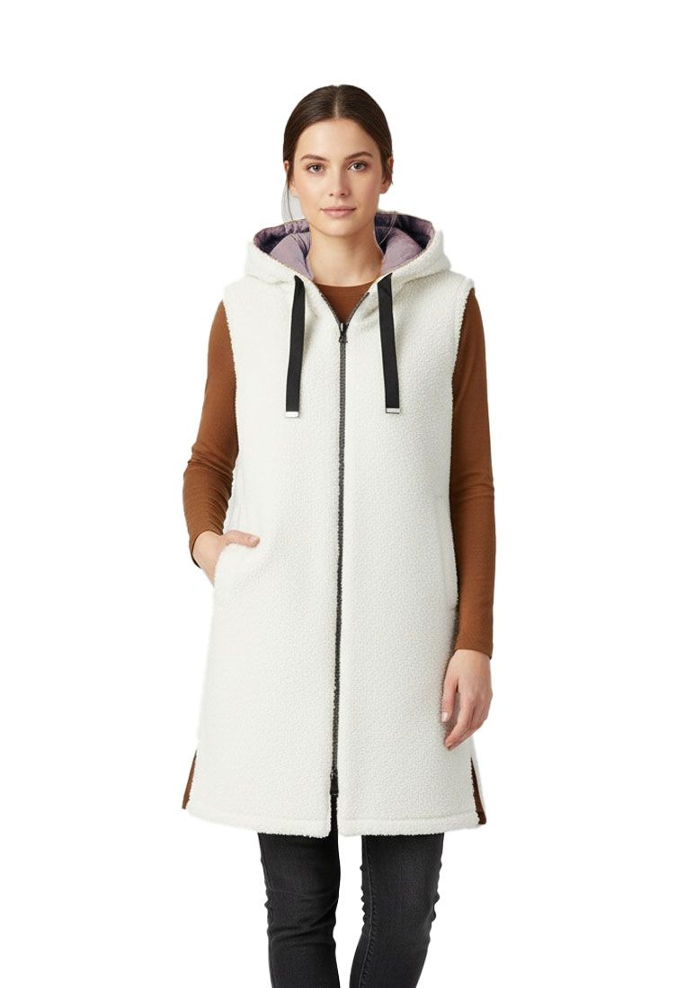 LPO Damen Wendemantel mit Sherpafleece-Innenseite Mascho