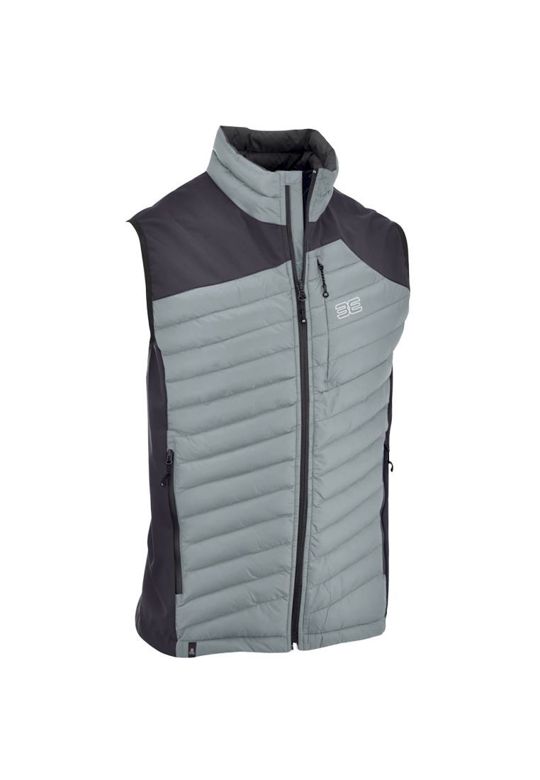 Maul Sport Herren Steppweste Brunnenkopf (hellgrau)