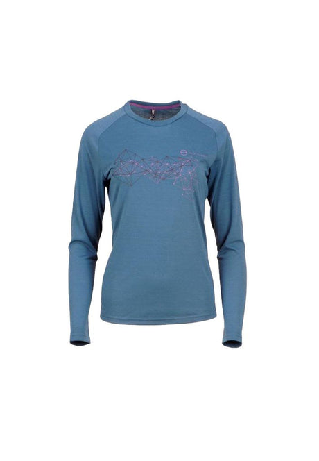 GTS Damen Langarmshirt – LADY SHIRT RAYON L/S PRINT