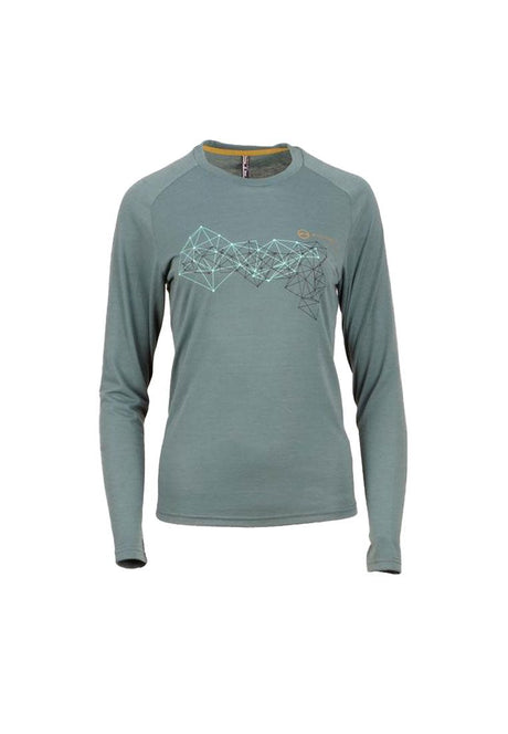 GTS Damen Langarmshirt – LADY SHIRT RAYON L/S PRINT