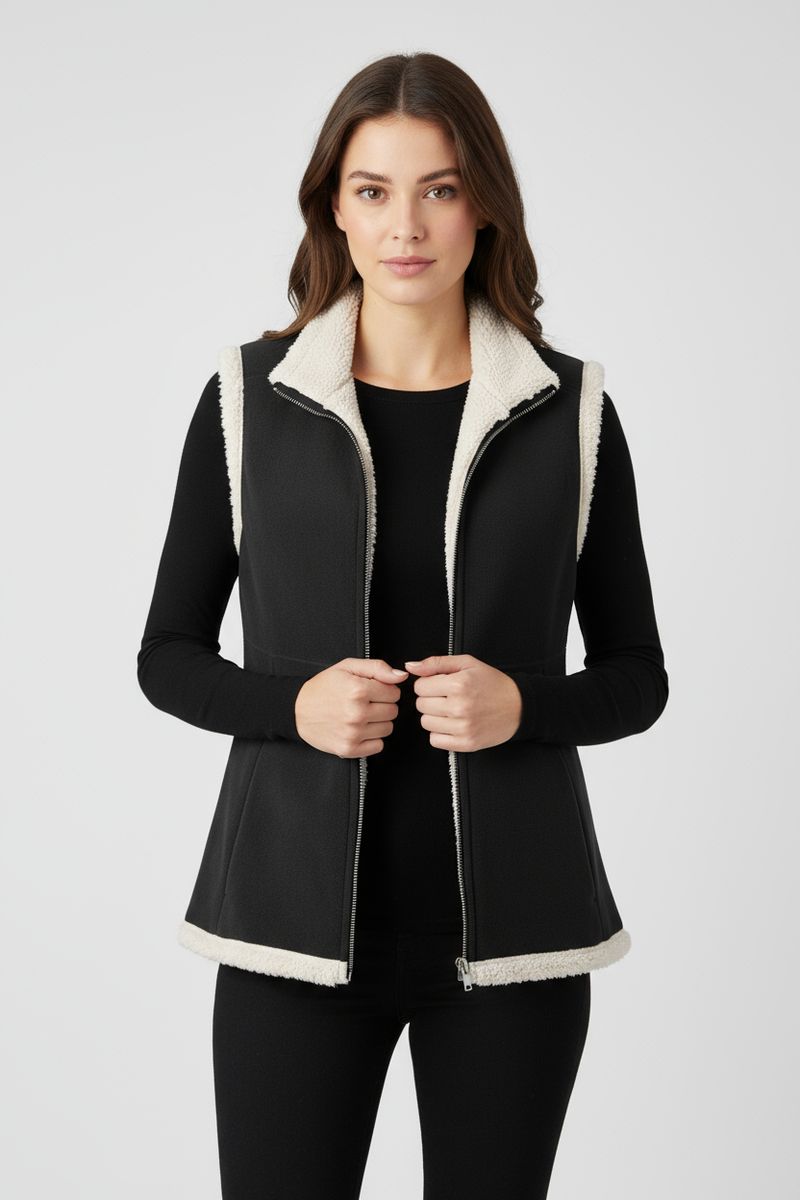 LPO Damen Teddy-Fleeceweste Bianca