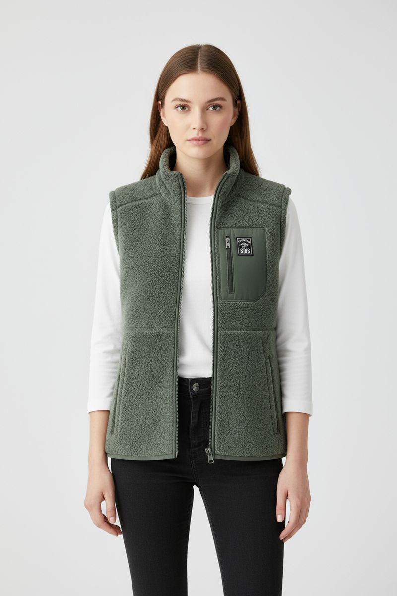 LPO Damen Teddy-Fleeceweste Bianca