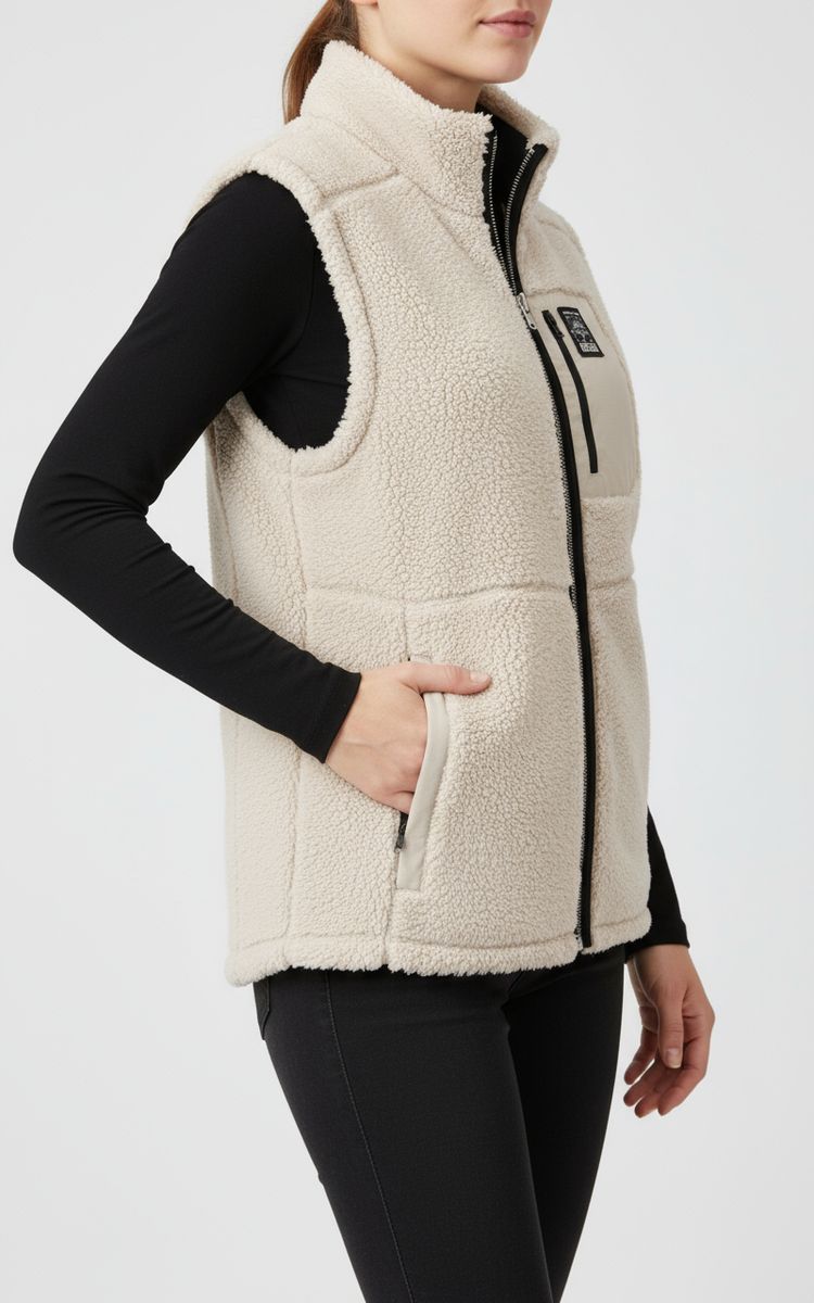 LPO Damen Teddy-Fleeceweste Bianca