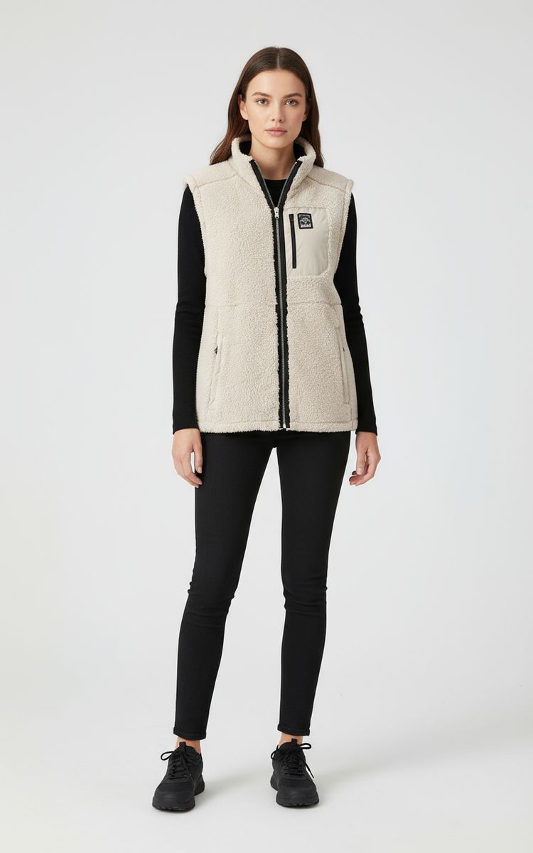 LPO Damen Teddy-Fleeceweste Bianca