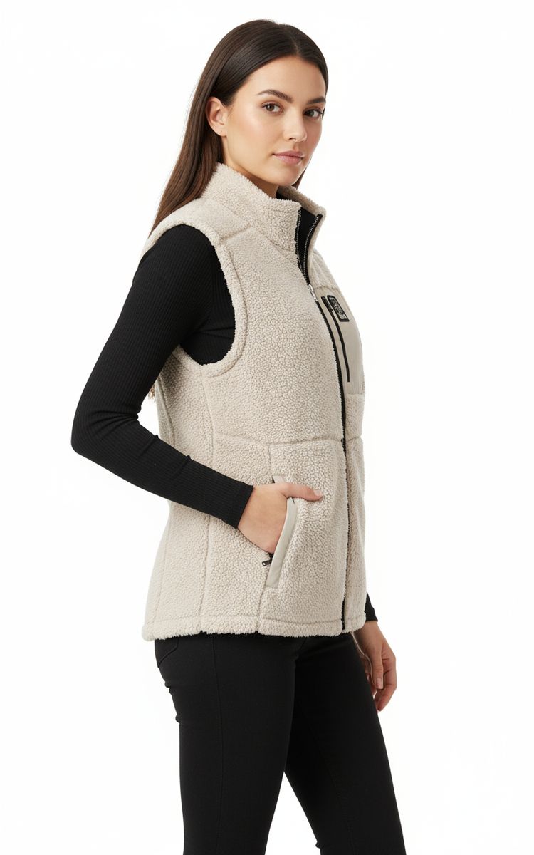 LPO Damen Teddy-Fleeceweste Bianca