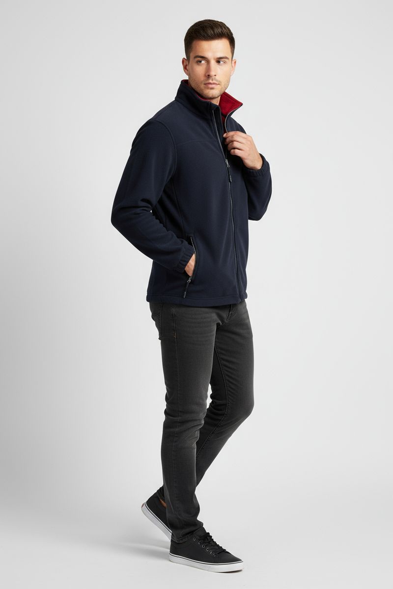 BLUE WAVE Herren Fleecejacke Knut