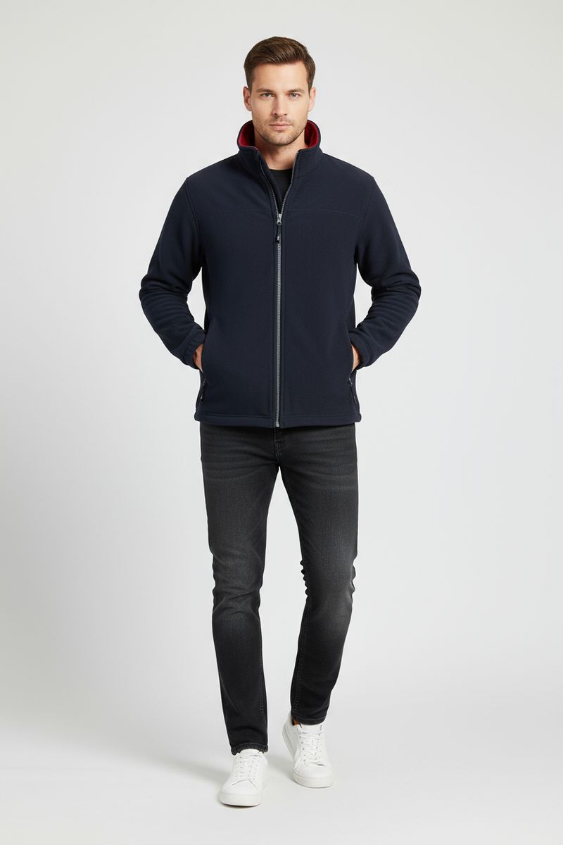 BLUE WAVE Herren Fleecejacke Knut