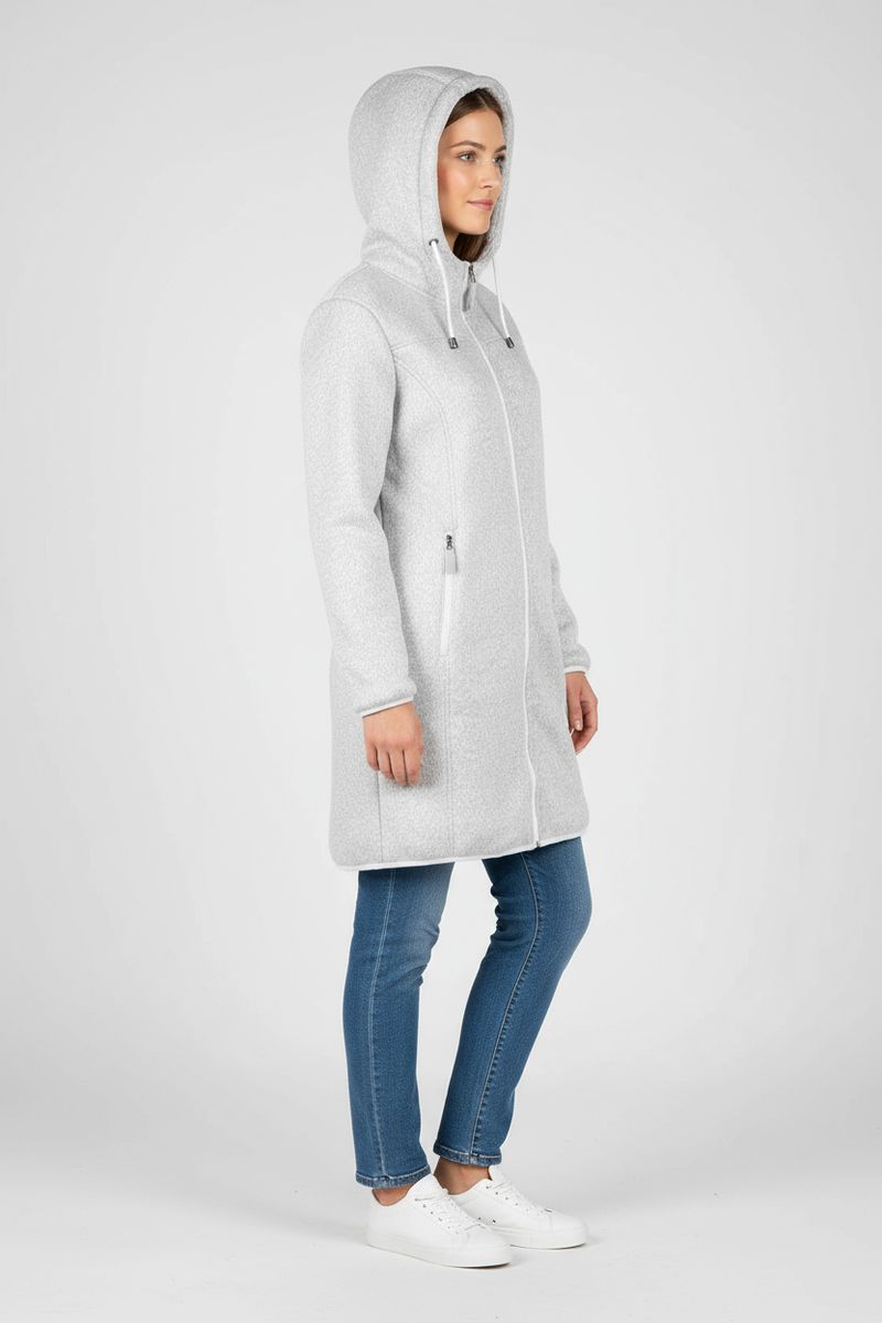 Blue Wave Damen Strickfleecemantel Naomi