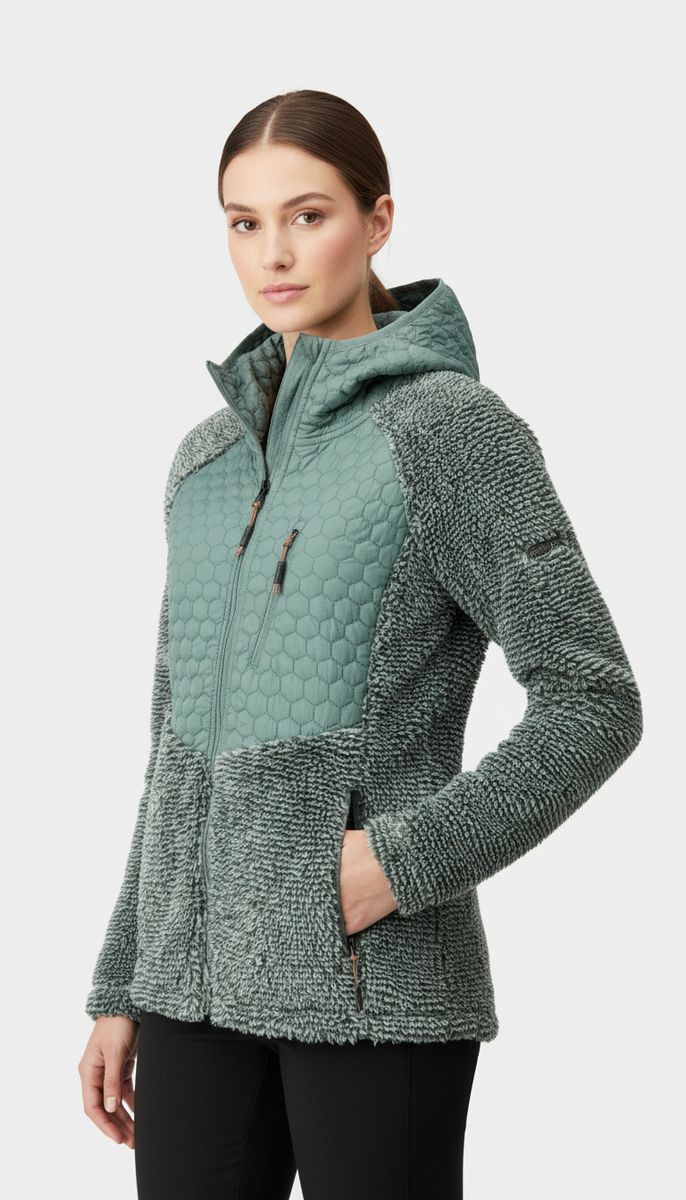 LPO Damen Hybridjacke Fedora mit Fleeceeinsätzen