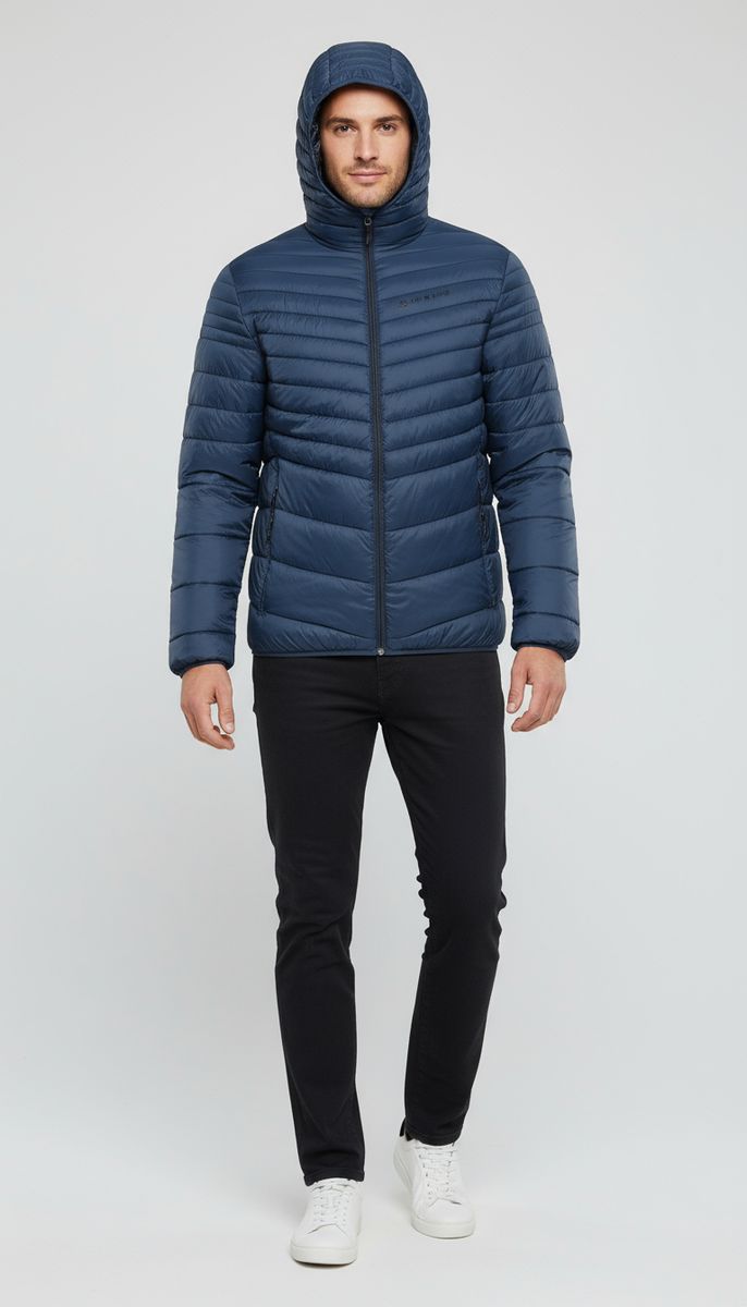 Alpine Pro EROM Herren-Wende-Steppjacke navy