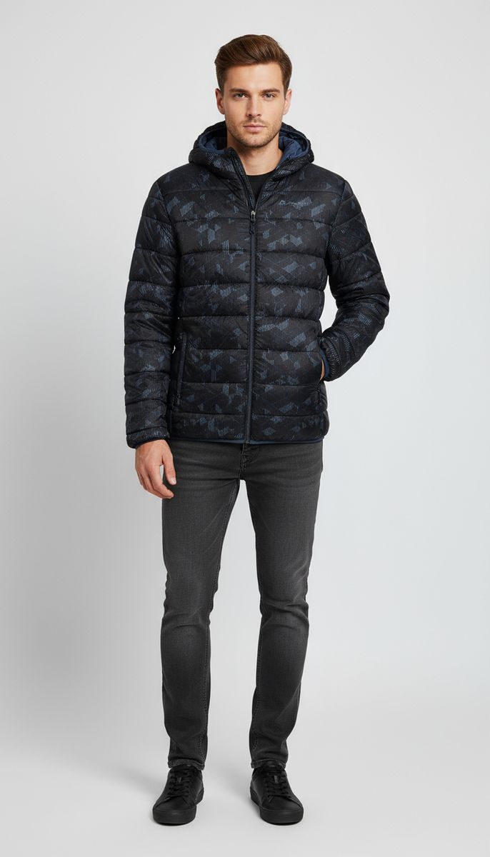 Alpine Pro EROM Herren-Wende-Steppjacke navy