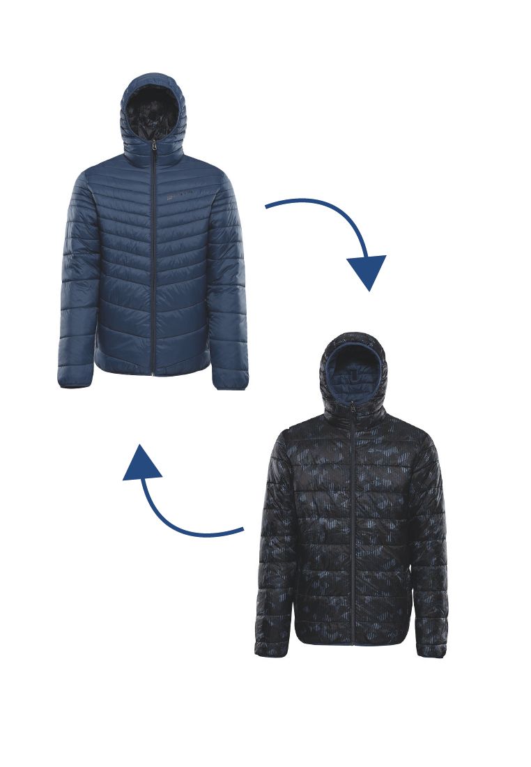 Alpine Pro EROM Herren-Wende-Steppjacke navy