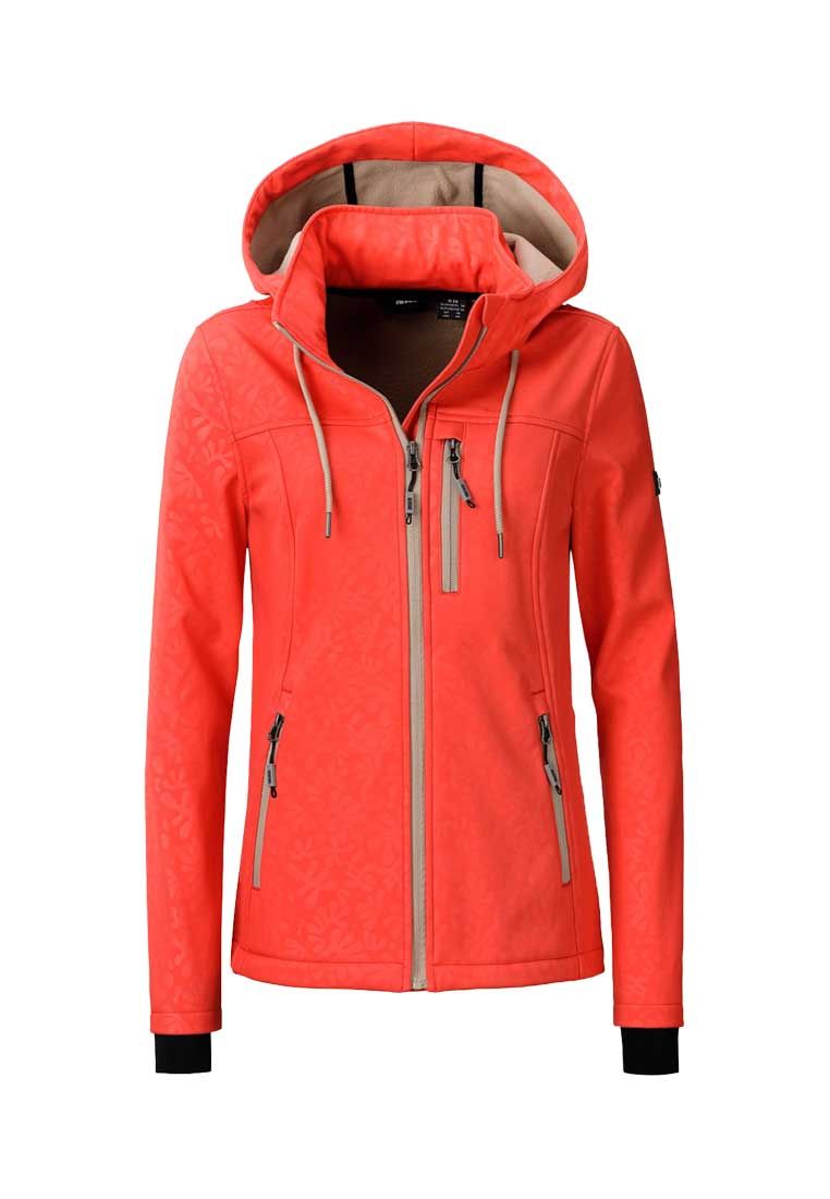 LPO Damen Softshelljacke mit Allover-Prägemuster Janice