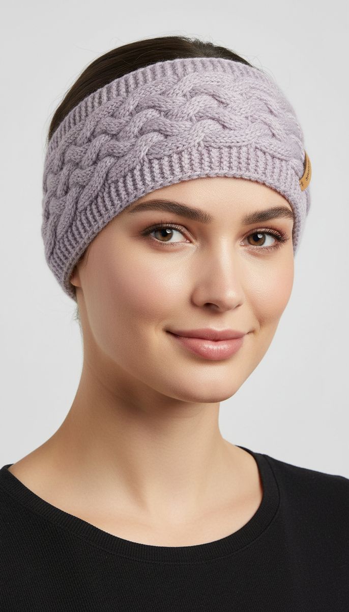 Chillouts Björn Headband – Warmes Stirnband mit modernem Kreuzstrick