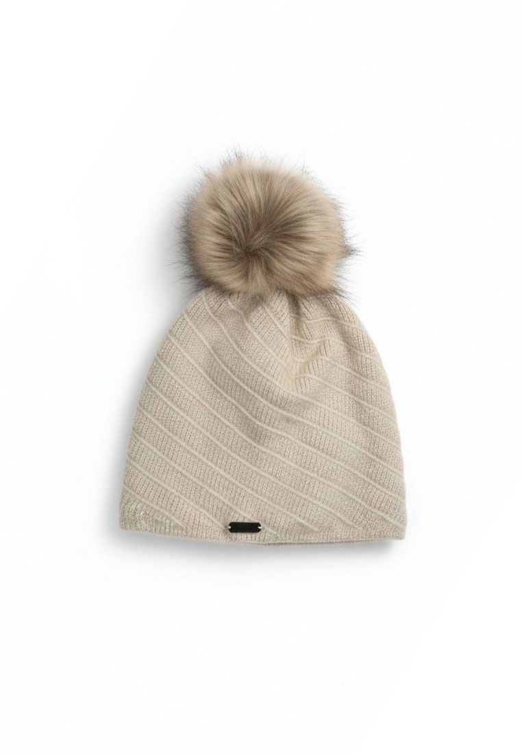 Chillouts Blanch Hat – Vielseitige Winter-Bommelmütze