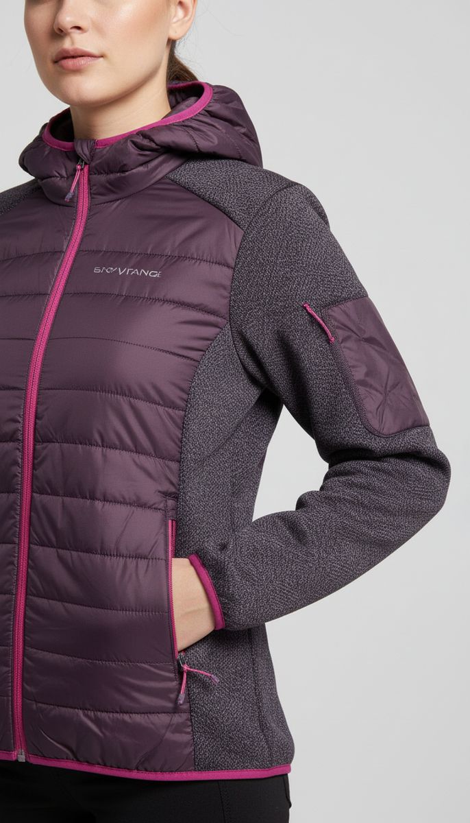 Black Crevice Damen Hybridjacke