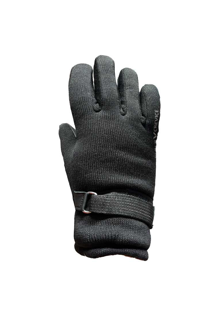 Black Crevice Fleecehandschuhe