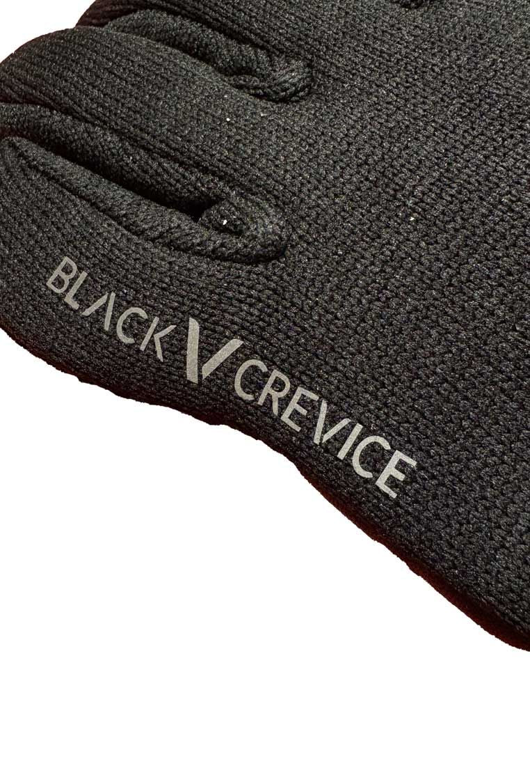 Black Crevice Fleecehandschuhe