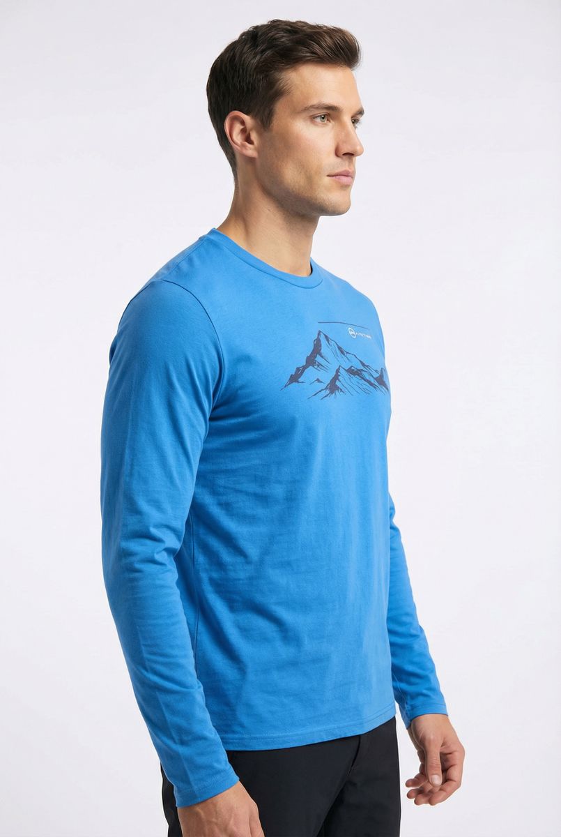 GTS Herren Longsleeve Rayon L/S Print GTS 214852M