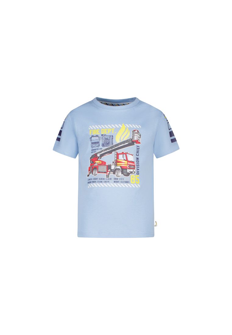 Salt and Pepper Jungen T-Shirt leuchtendem Feuerwehr Print