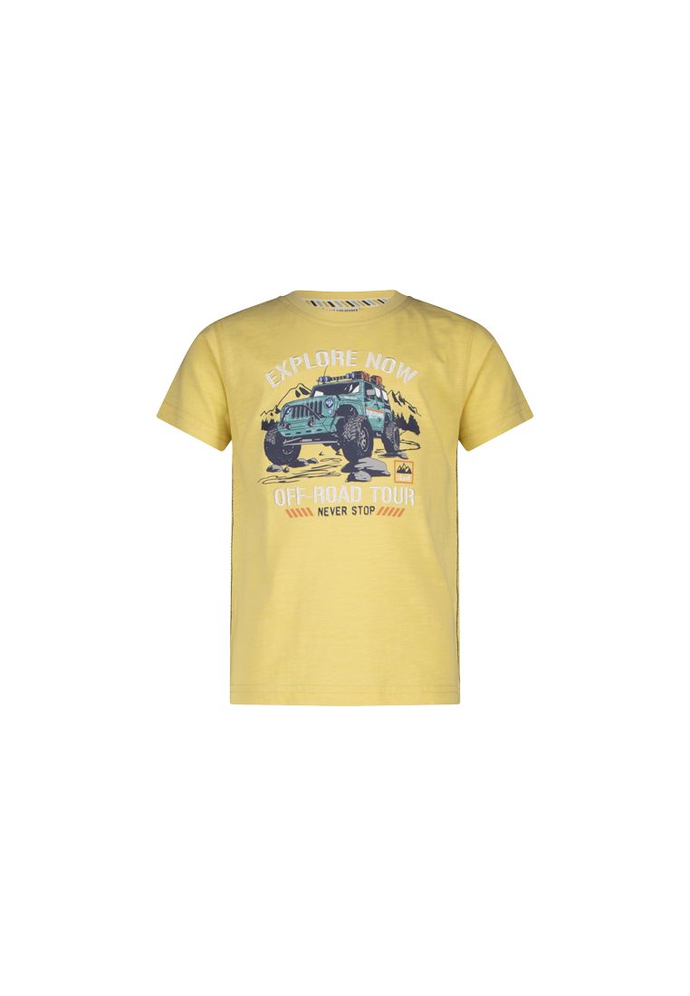Salt and Pepper Jungen T-Shirt mit Explorer-Stickerei