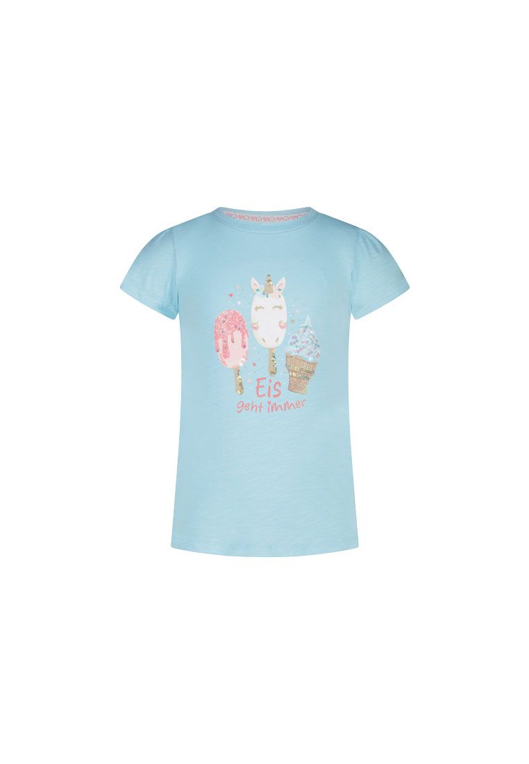 Salt and Pepper Mädchen T-Shirt – Erfrischender Sommer-Style mit Glitzer-Eis