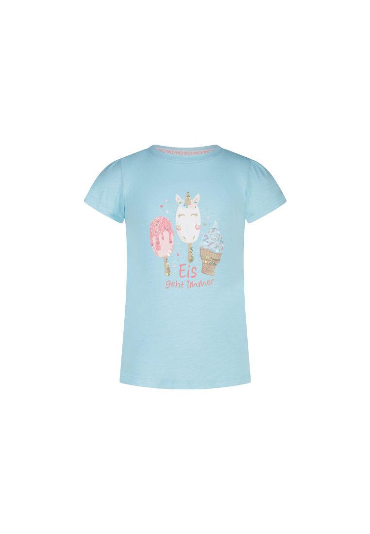 Salt and Pepper Mädchen T-Shirt – Erfrischender Sommer-Style mit Glitzer-Eis