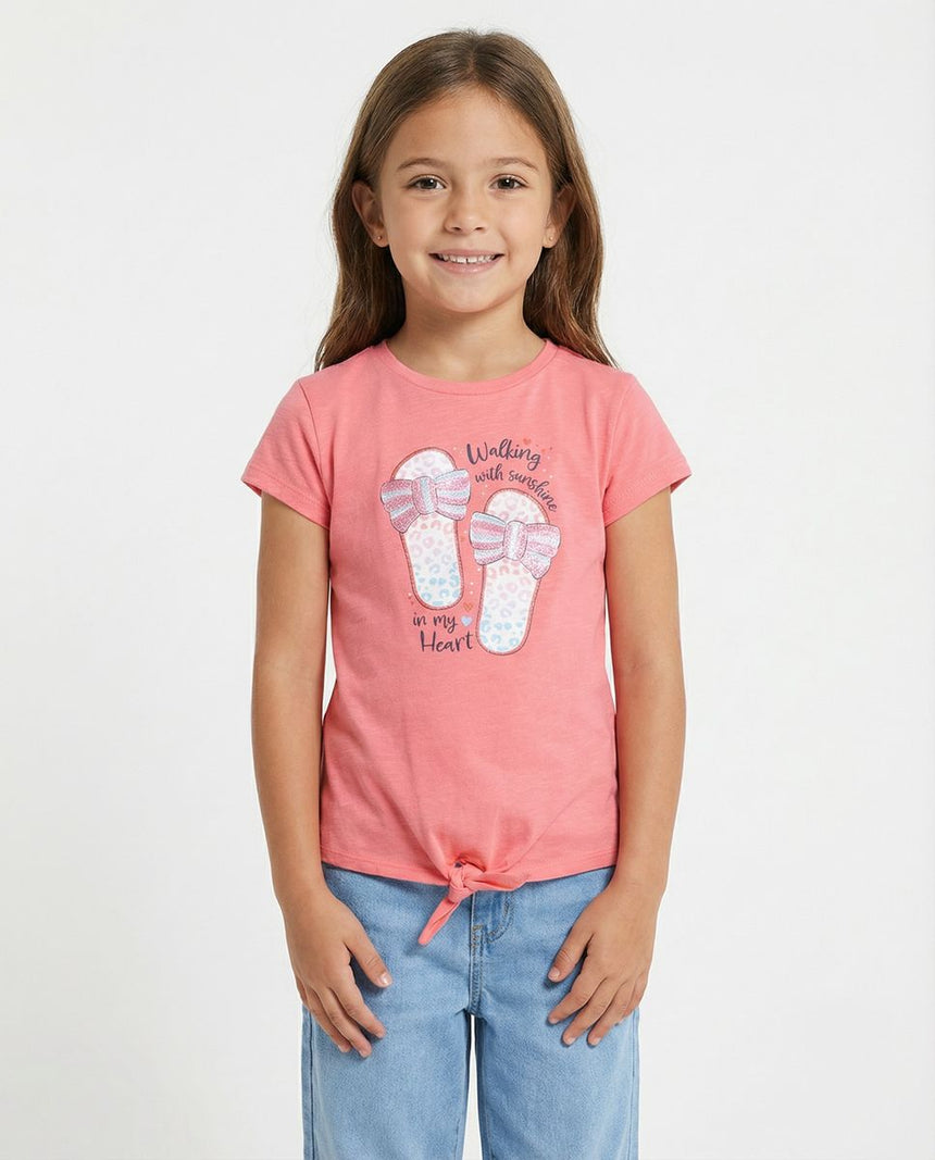 Salt and Pepper Mädchen T-Shirt – mit Sommer-Look und Glitzer-Effekt