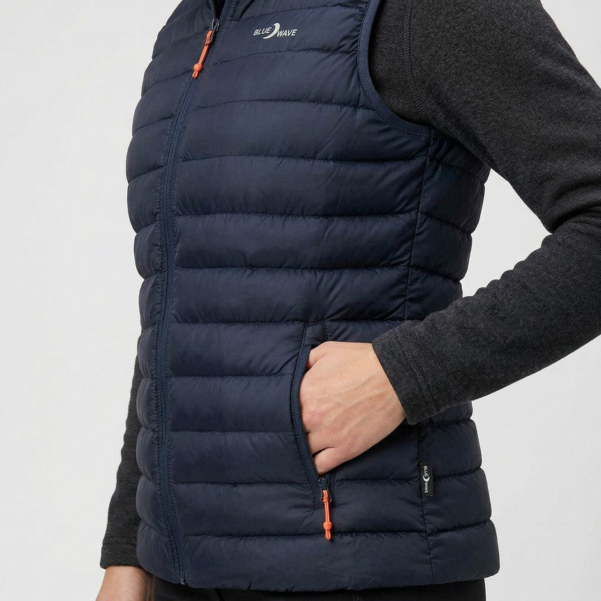 Blue Wave Damen Steppweste Olivia, packable