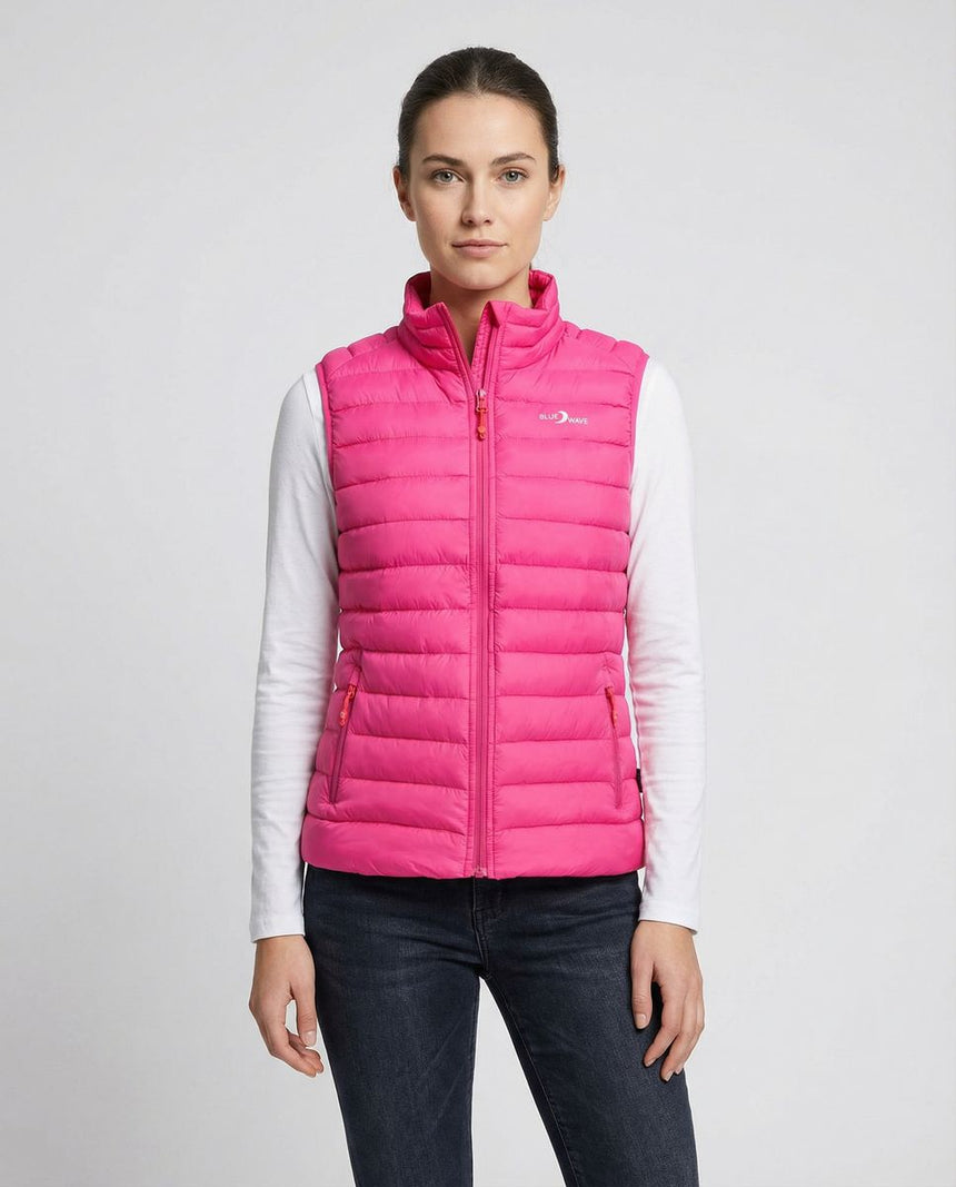Blue Wave Damen Steppweste Olivia, packable