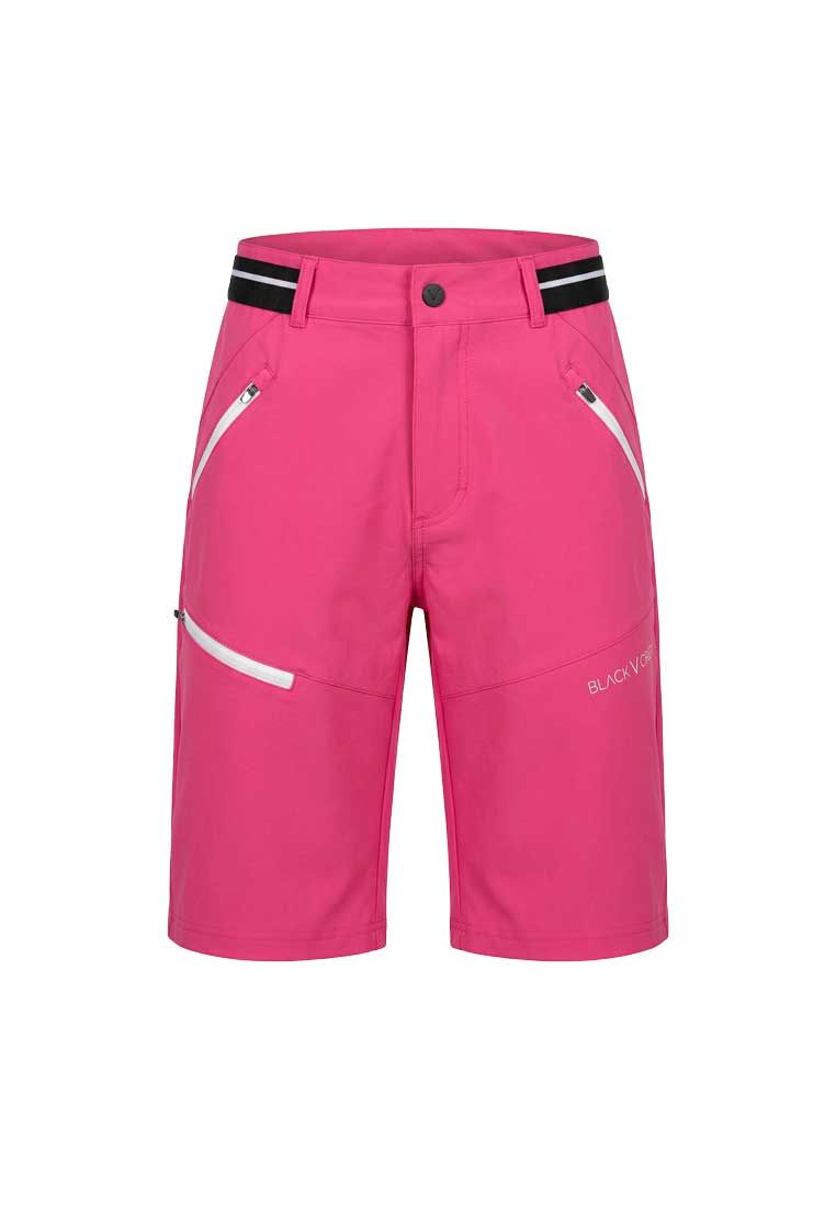 Black Crevice Damen 4-Wege-Stretch Shorts, fuchsia, 46 36