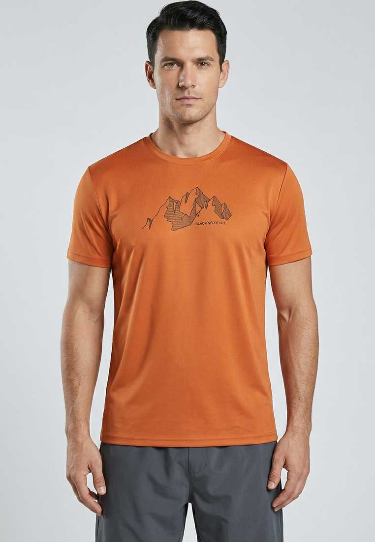 Black Crevice Herren Funktions-T-Shirt