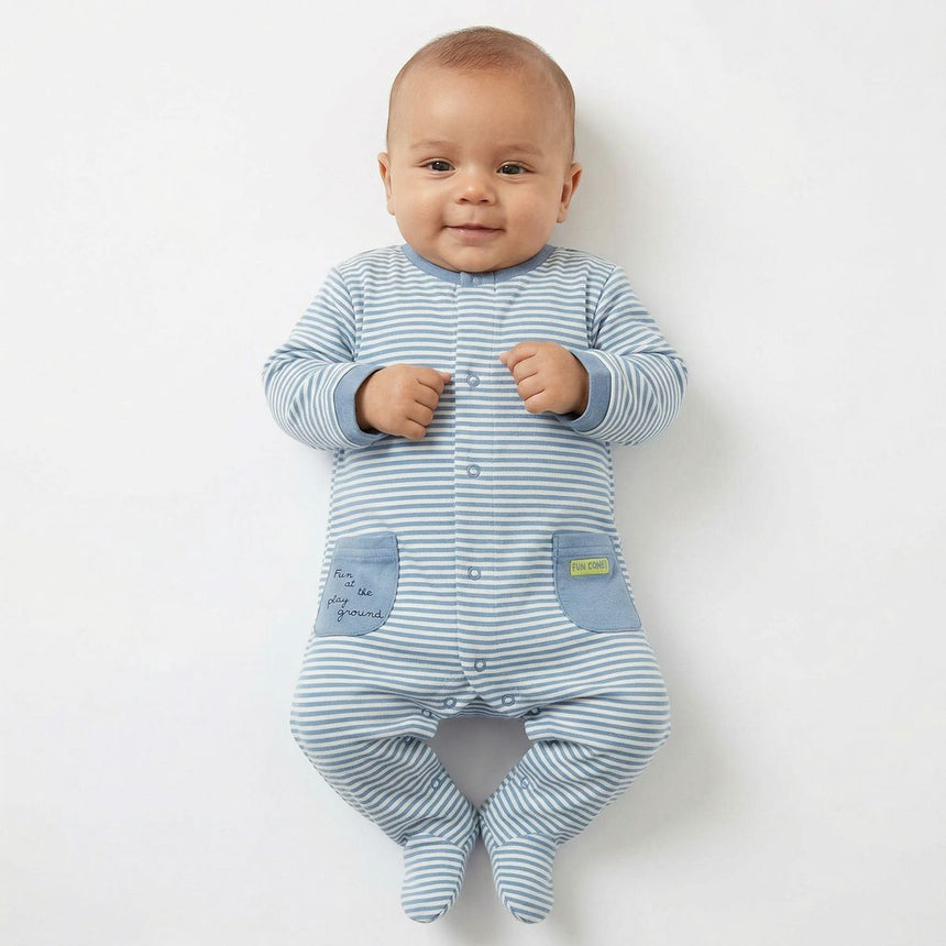 Babybol Baby-Schlafstrampler mit Fuß