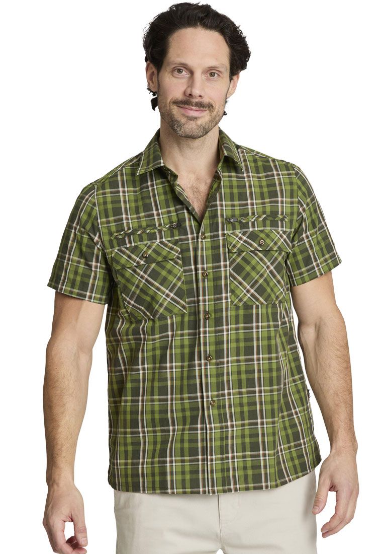 Tuxer Herren Kurzarmhemd Idaho
