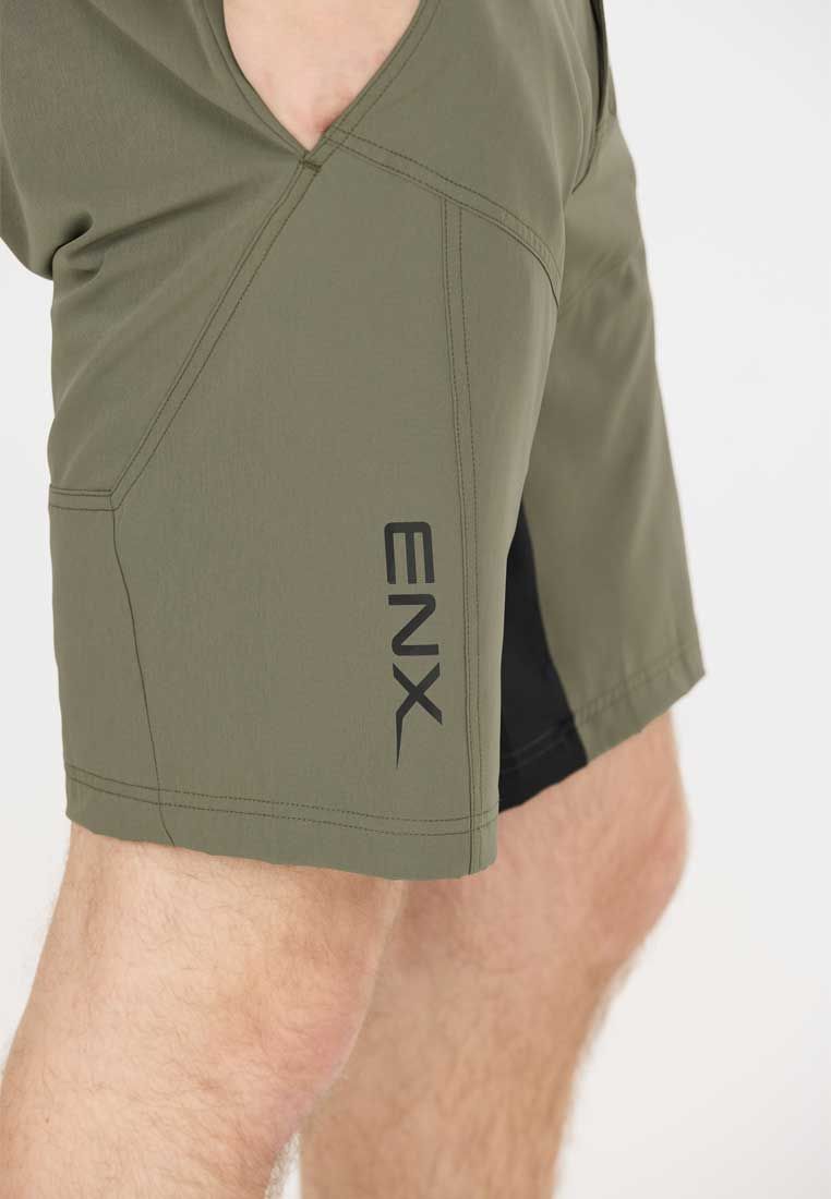 Endurance Herren 2-in-1 Fahrradshorts Benal