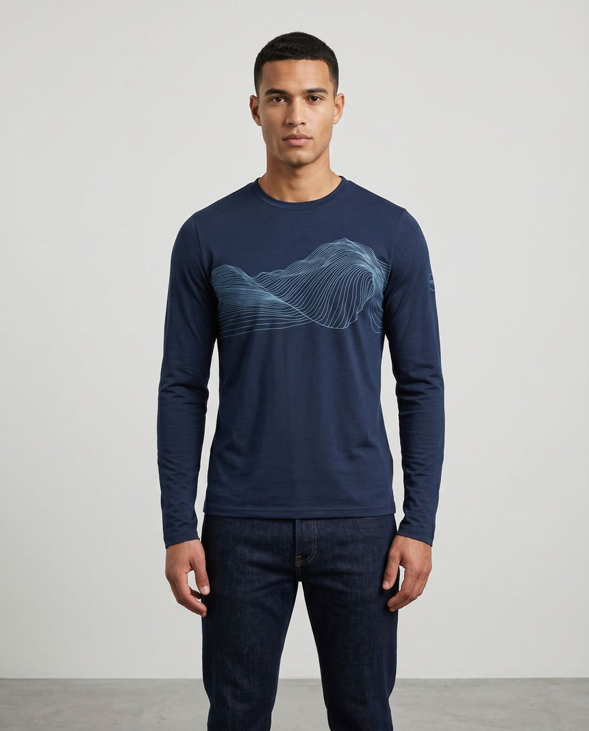 GTS Herren Langarmshirt Rayon