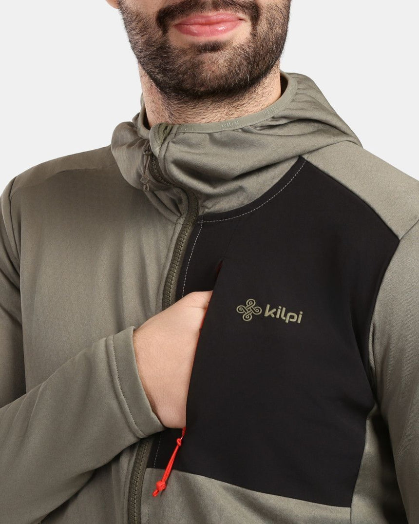 Kilpi Herren Fleecejacke Sevelen mit Kapuze