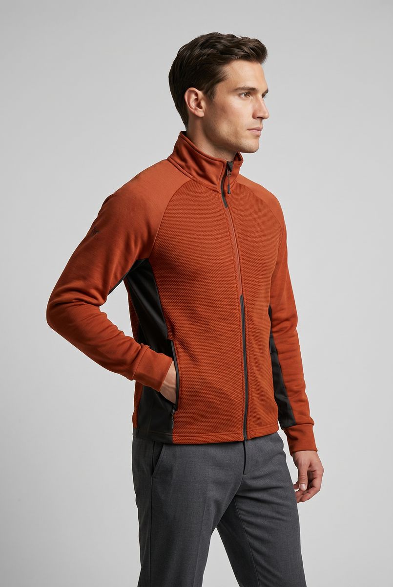 GTS Herren Midlayer-Jacke Man Scuba Mix Honey Comb