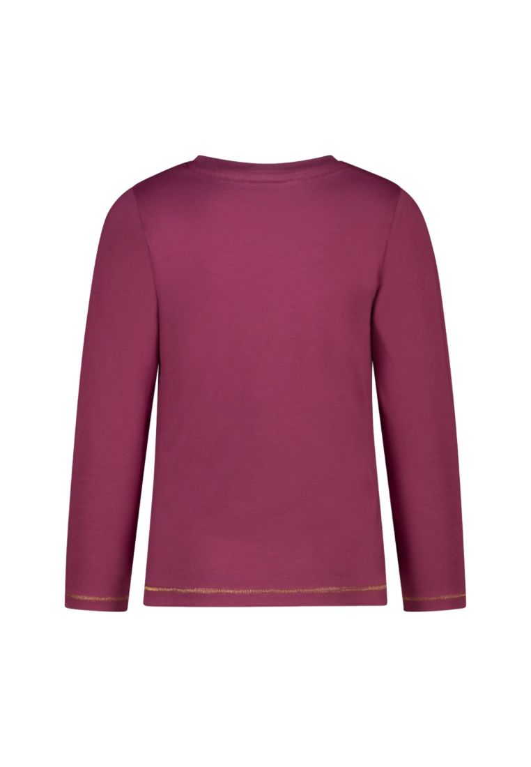 Langarmshirt mit Pferde Motiv aus Strasssteinen für Mädchen 104/110