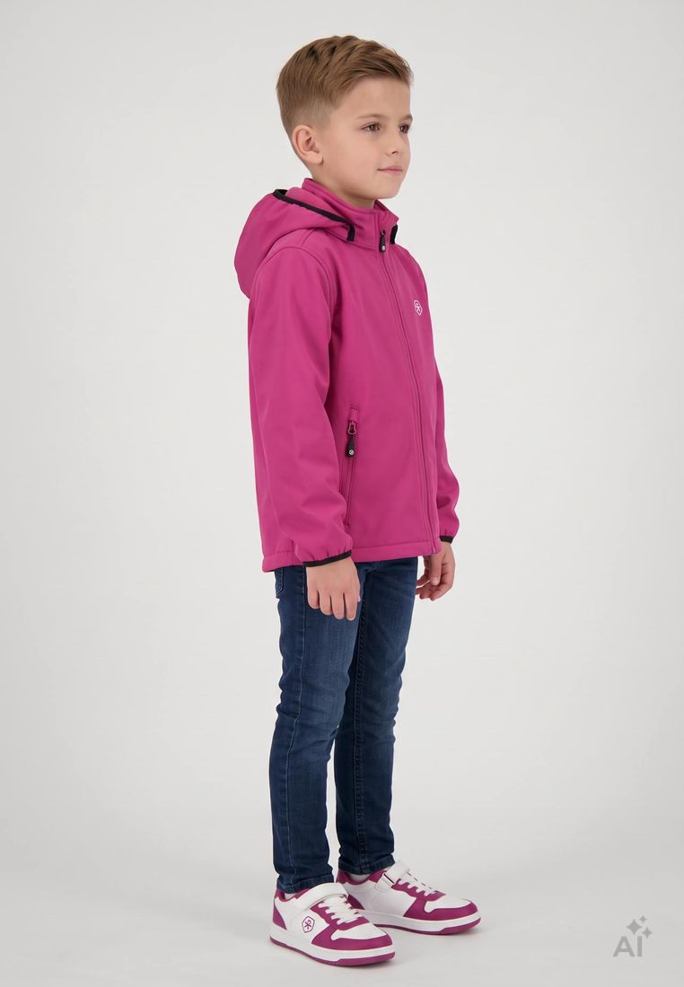 COLOR KIDS Kinder Softshelljacke mit Fleece