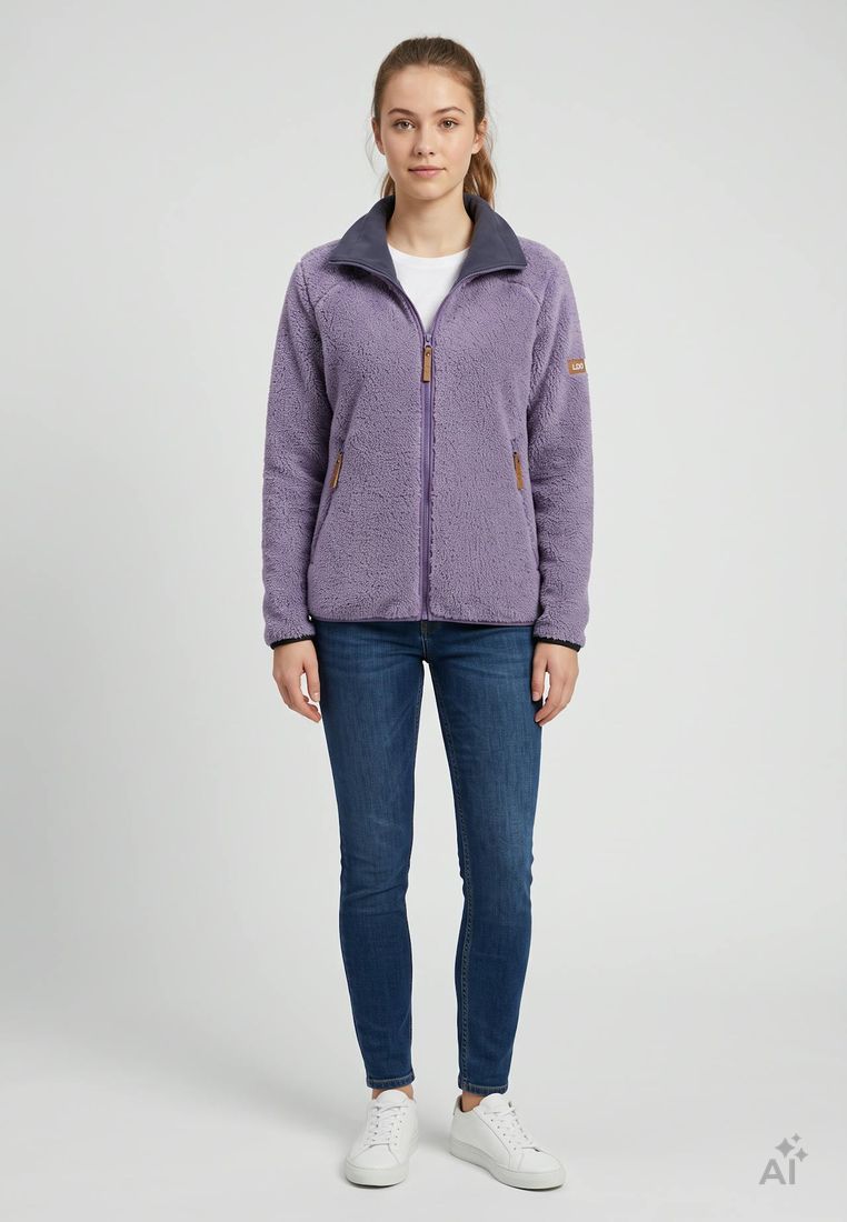 LPO Damen Fleecejacke aus Doubleface-Material Femke
