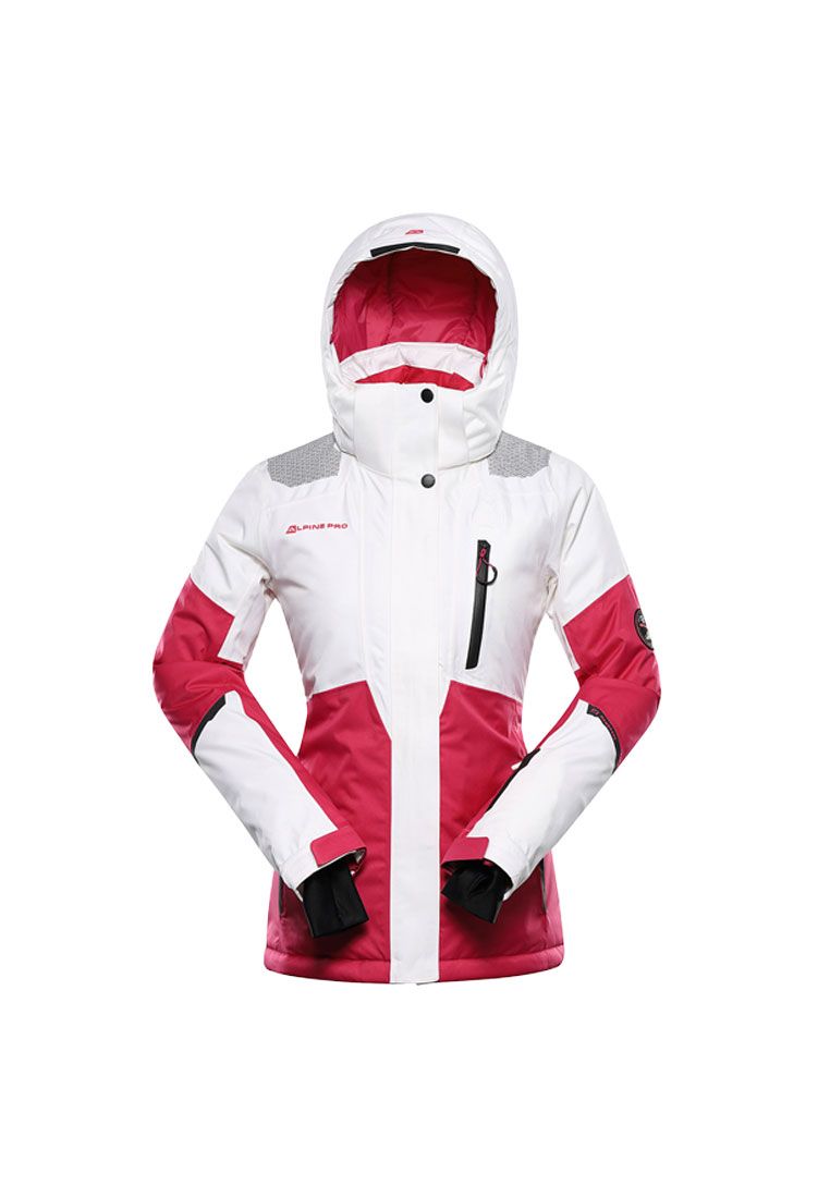 Alpine Pro Damen Skijacke mit Kapuze und Schneefang DEARA
